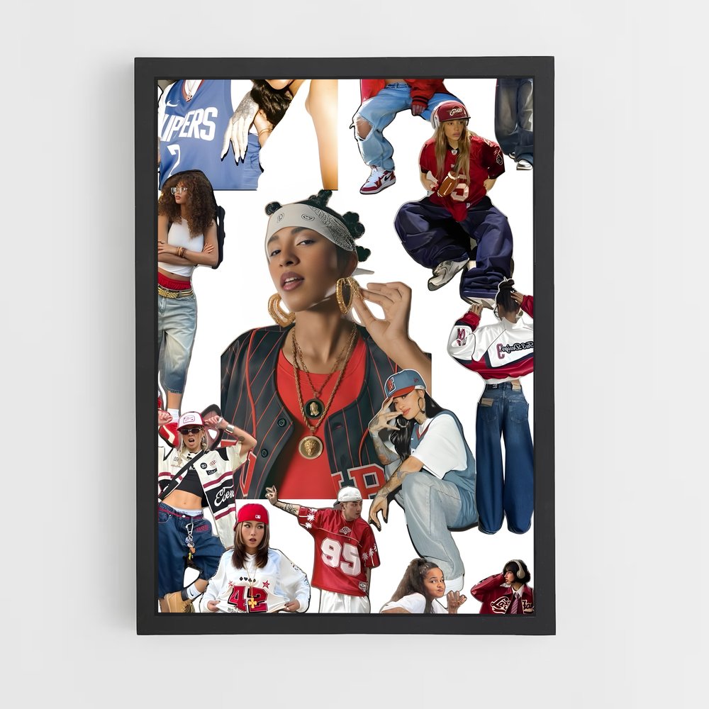 Poster Hip hop vêtues – affiche Danse (vue 2)